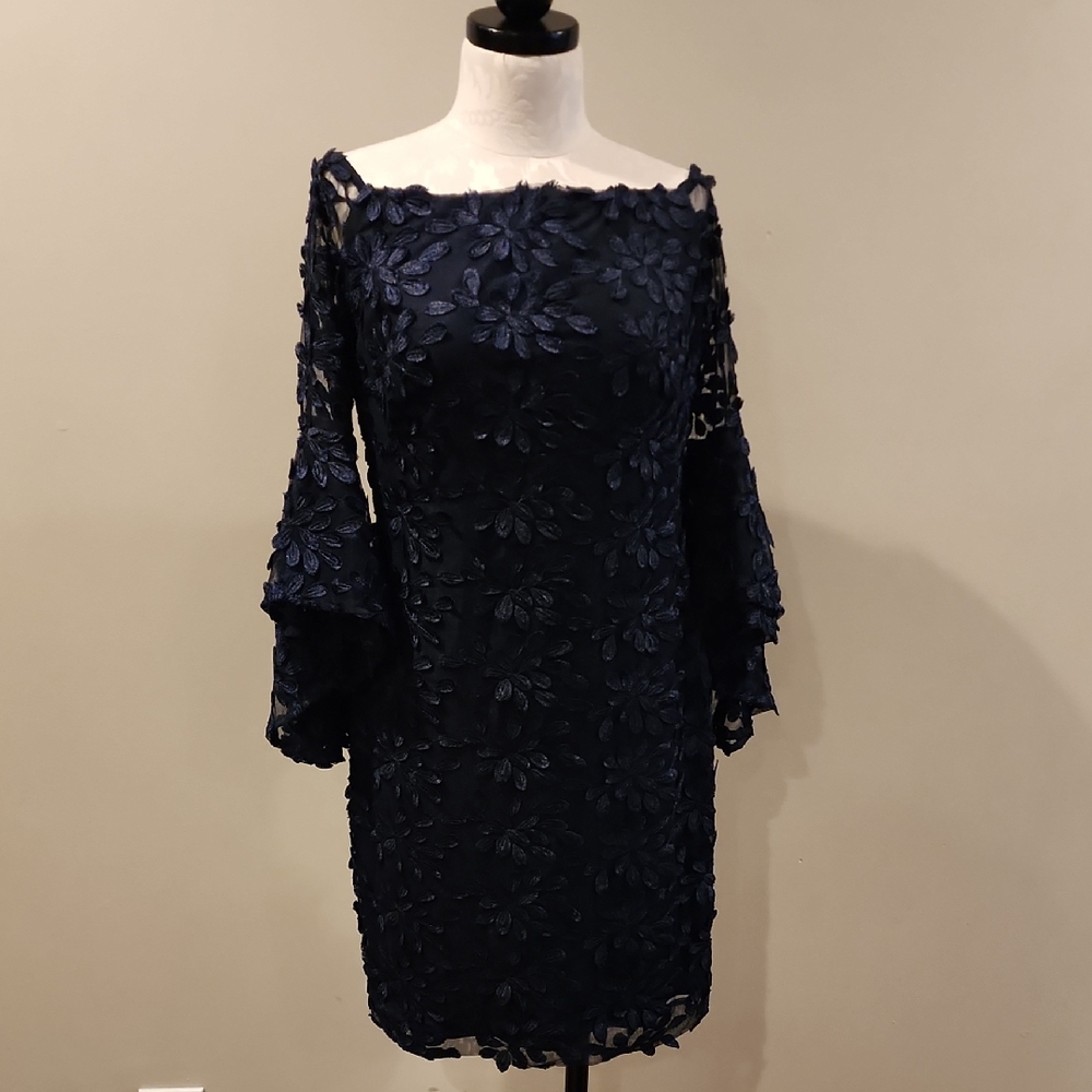 Ralph Lauren Midnight Blue Floral Dress
